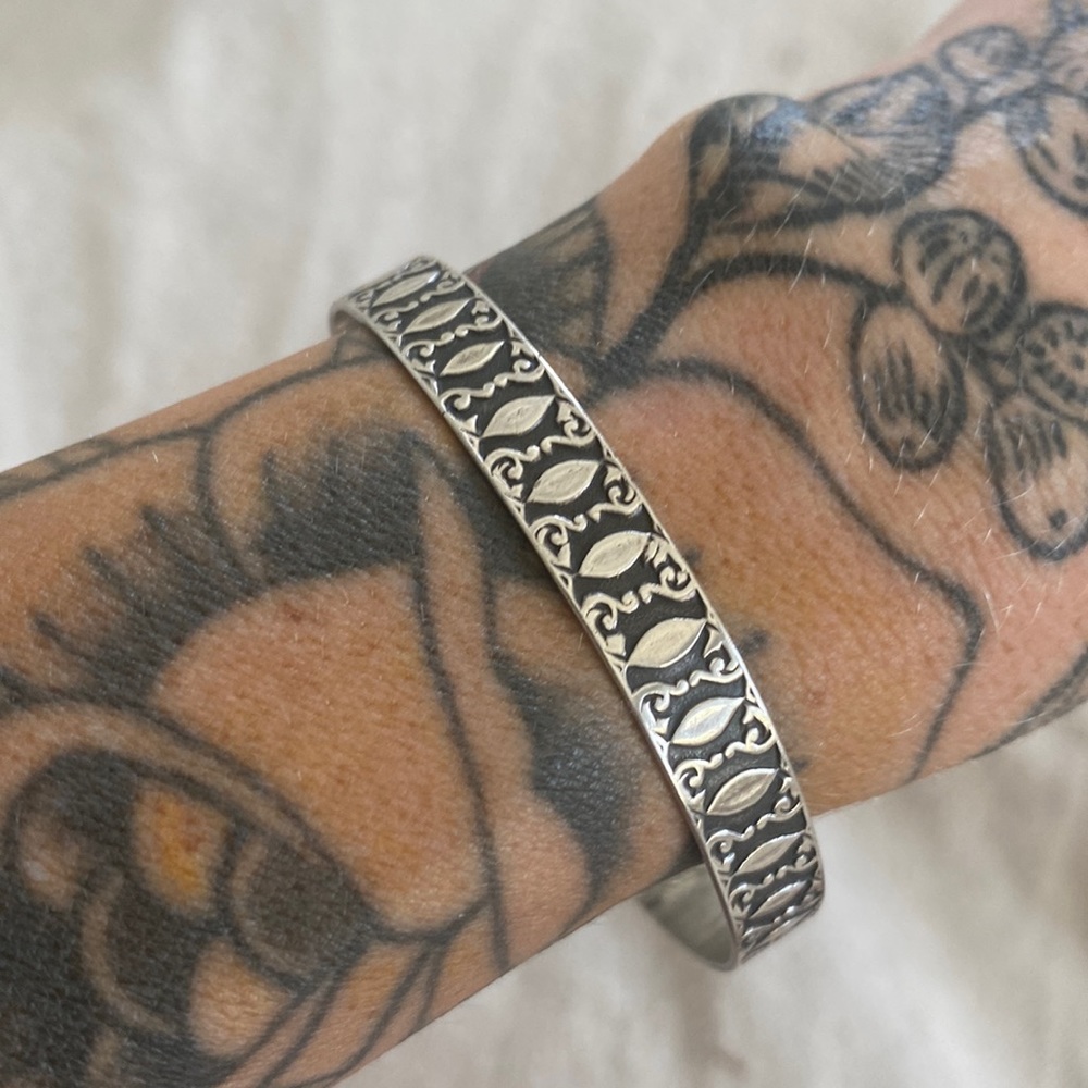 Silver Bangle Bracelet